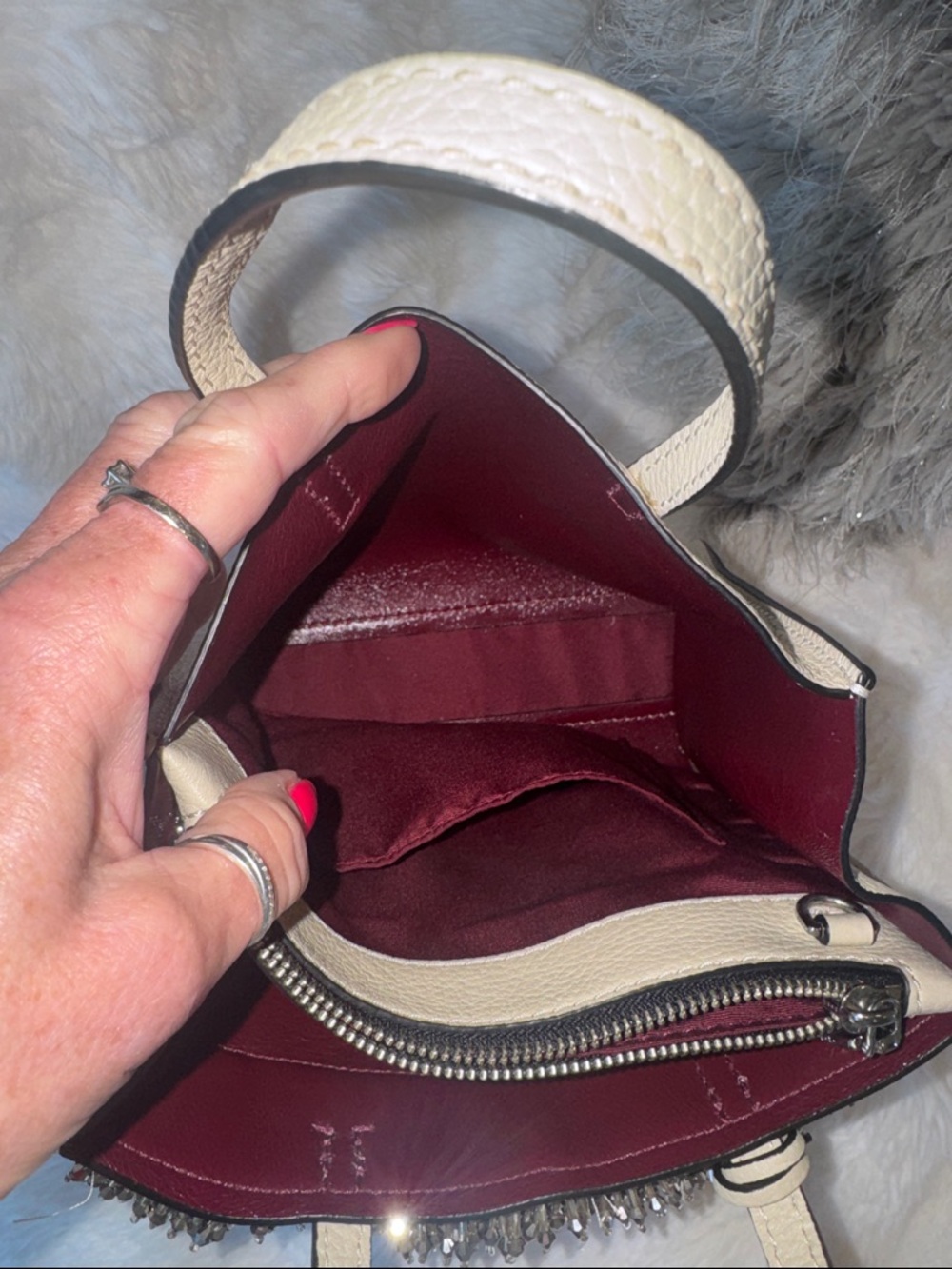 Marc Jacobs beads, and pom-pom Crossbody - Picture 7 of 11